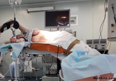 укладка пациента для спленэктомии